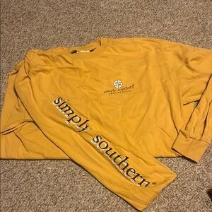Simply Southern Mustard Long Sleeve Tee